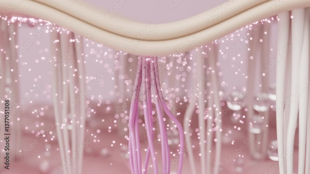 Collagen serum penetrates deep, restoring skin's elasticity.