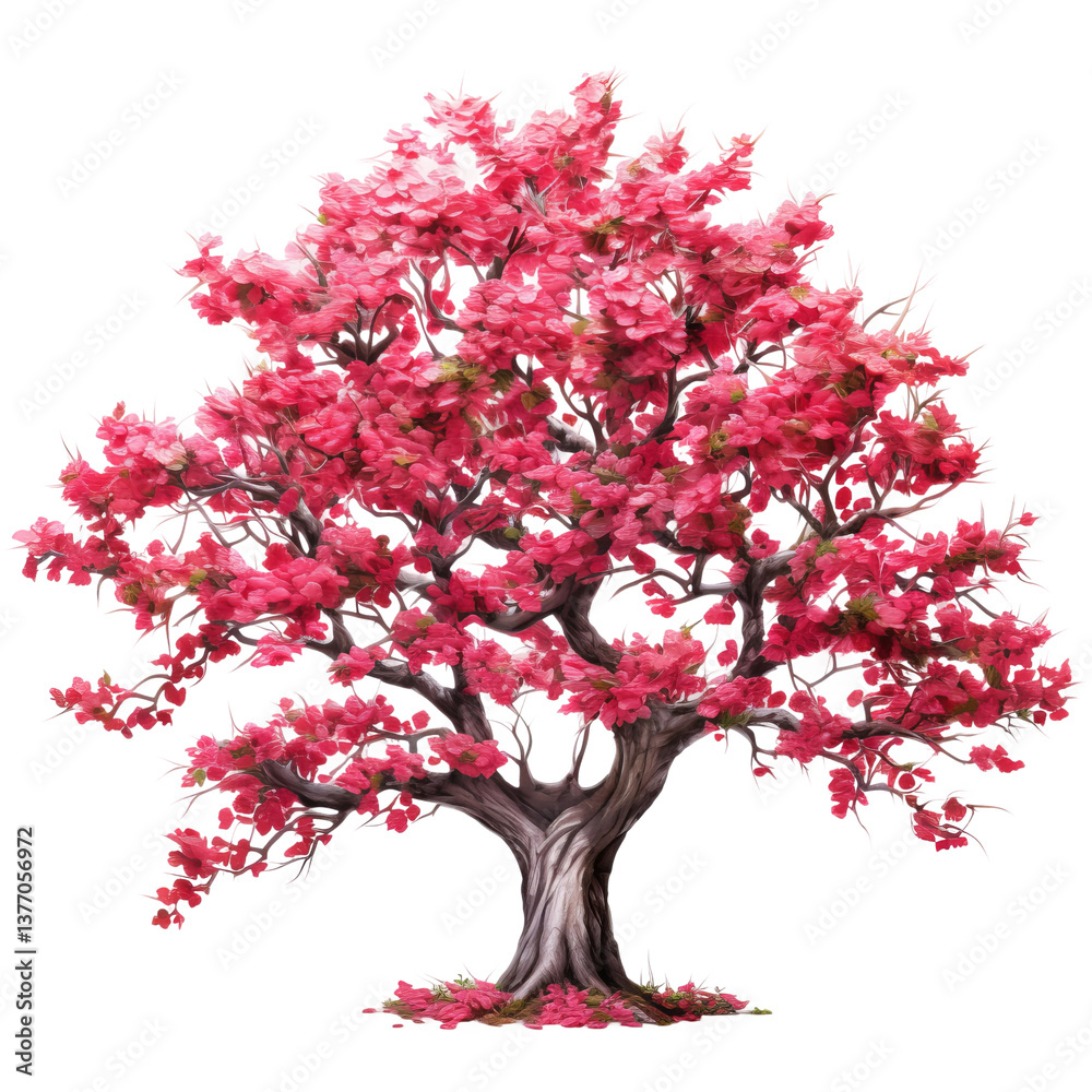 Obraz premium tree isolated on white background 