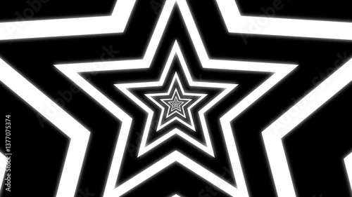 Star Optical illusion looping background