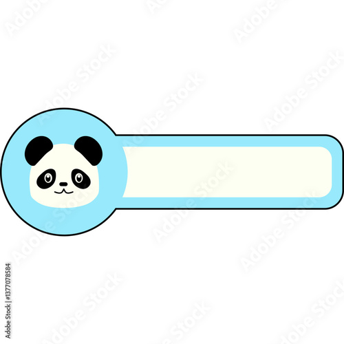 Cute Animal Name Tag