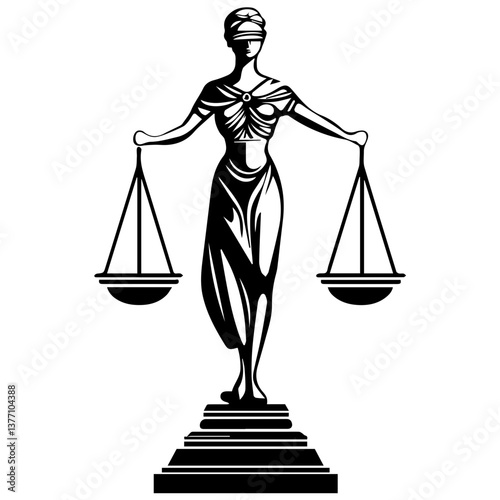 scales of justice vector