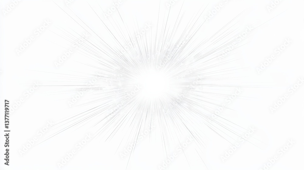 Obraz premium Radial Light Burst Effect