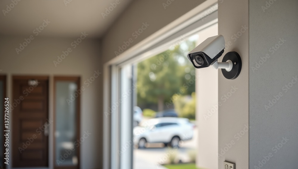 custom made wallpaper toronto digitalSecurity Camera Positioned Above Garage Door for Monitoring Driveway