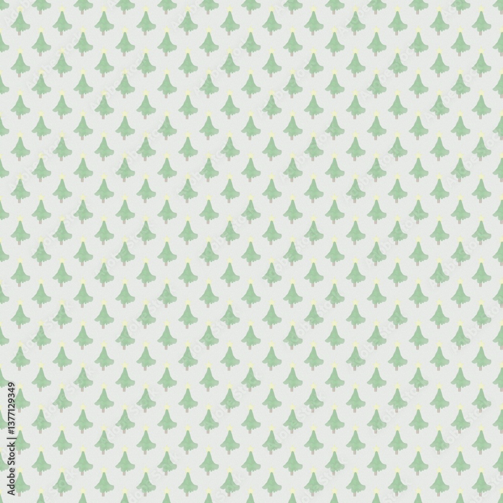 Vector christmas trees, seamless repeat trees pattern design background, gift wrap paper Vector christmas trees, seamless repeat trees pattern design background, gift wrap paper