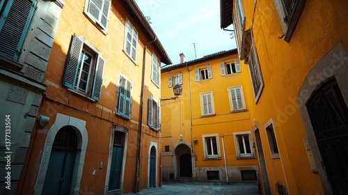 Italian sun-drenched alleyway