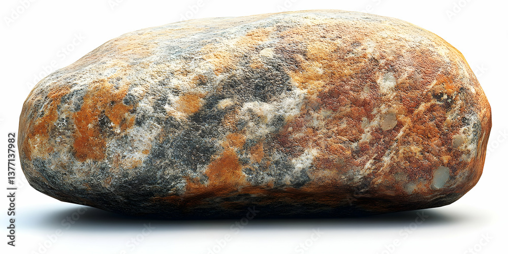 3D Render of a Weathered Stone 3D Render of a Weathered Stone