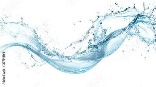 Water Splashing Movement and Dynamics