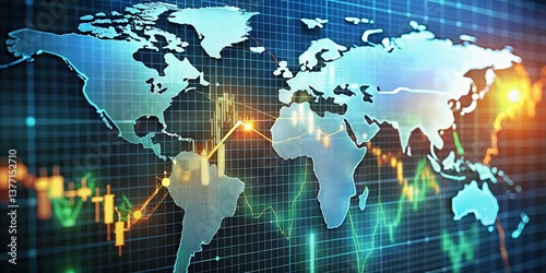 Animated World Exchange Rates Table, Global Currency Fluctuation, Stock Market Data Visualization