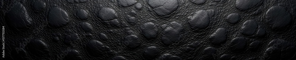 Shiny black leather with fine grain and luster effect , fabric, metallic Shiny black leather with fine grain and luster effect , fabric, metallic