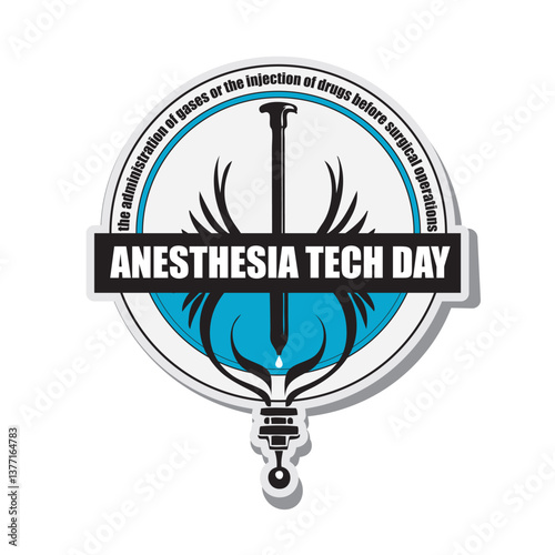 Sticker Anesthesia Tech Day