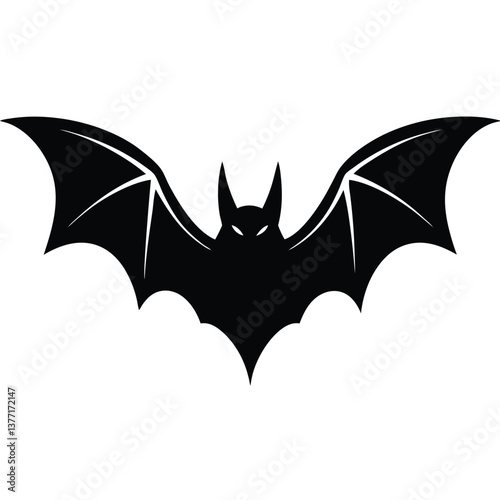 Halloween bat  silhouette 