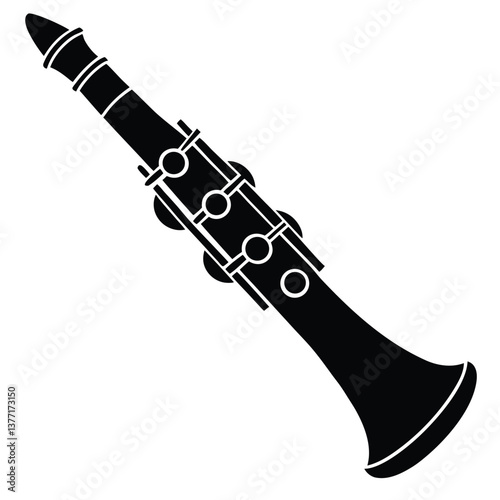 Clarinet Musical Instrument Silhouette