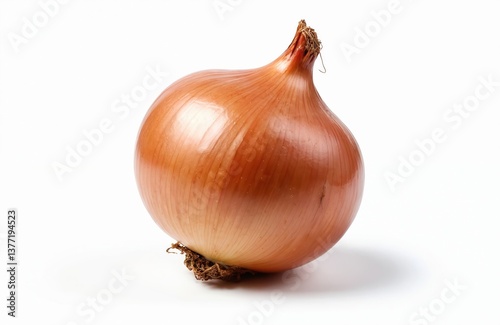 Wallpaper Mural Fresh whole onion isolated on white background. Raw vegetable, perfect for culinary projects. Food ingredient for recipes, cooking blogs, design. Natural ingredient, organic product. Healthy Torontodigital.ca