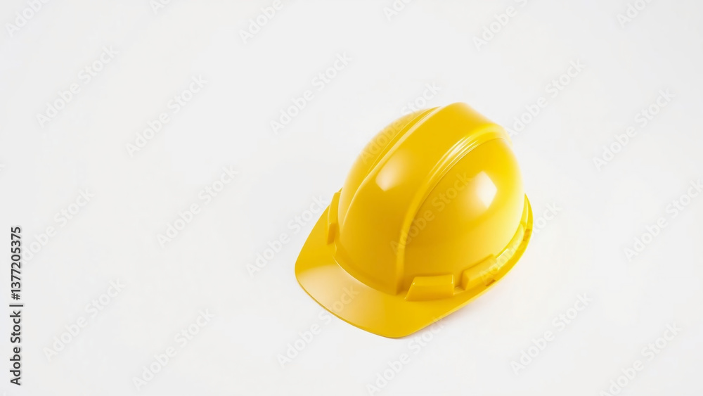 Fototapeta premium Yellow Construction Helmet
