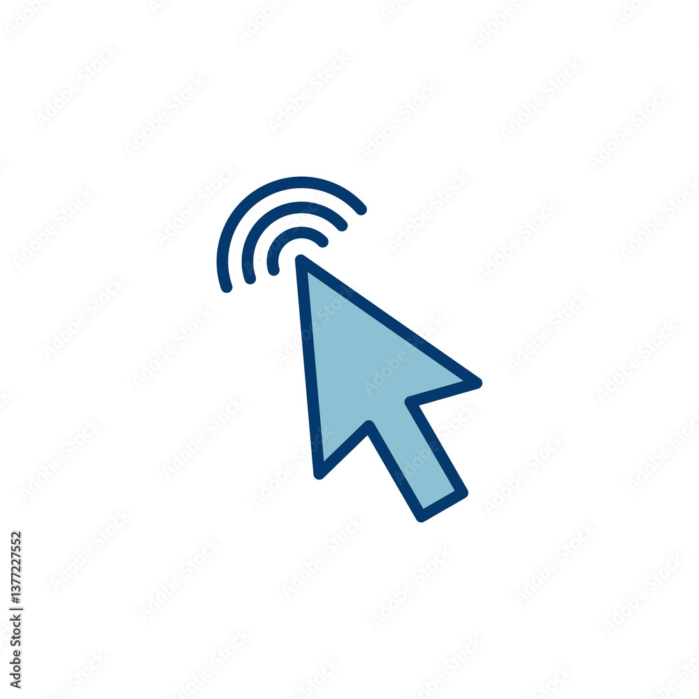Click icon vector isolated on white background. Cursor icon. Computer mouse click cursor black arrow icons. pointer arrow Click icon vector isolated on white background. Cursor icon. Computer mouse click cursor black arrow icons. pointer arrow