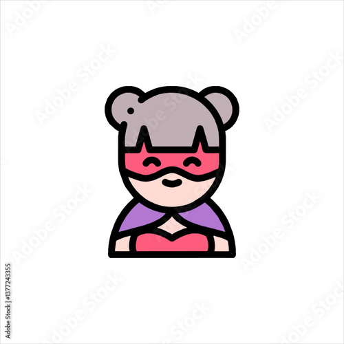 funny cartoon superhero