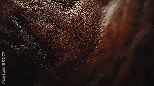 Dark Brown Leather Texture Background