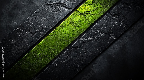 Dark Gray and Lime Green Abstract Texture Background