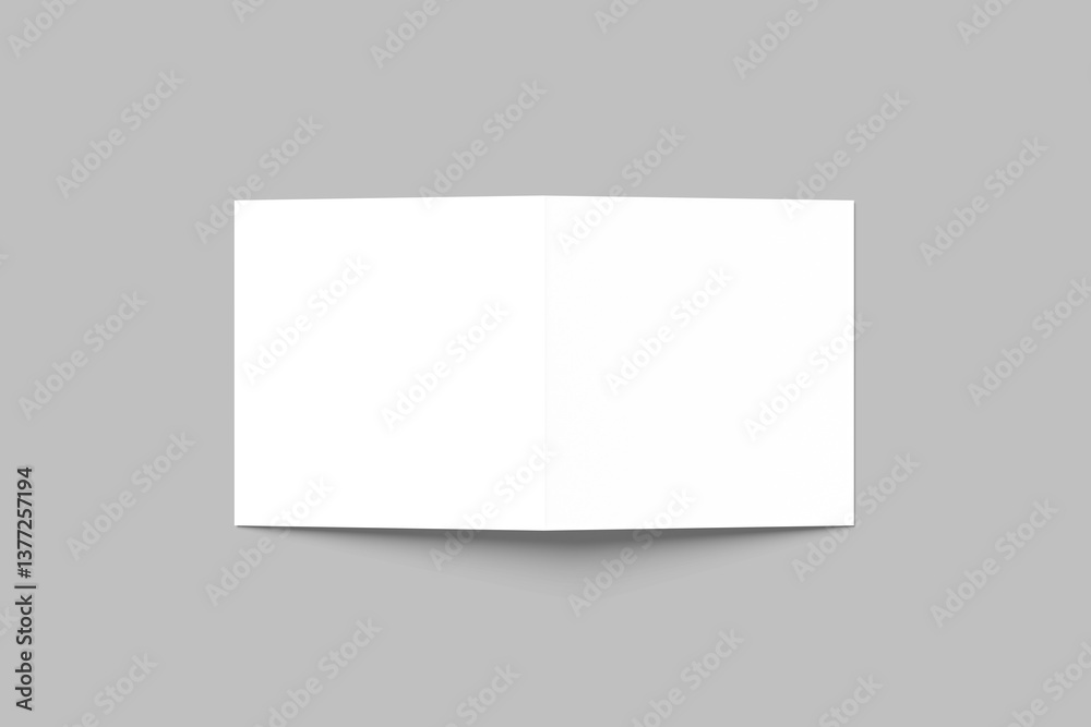 Square Bifold Mockup Square Bifold Mockup
