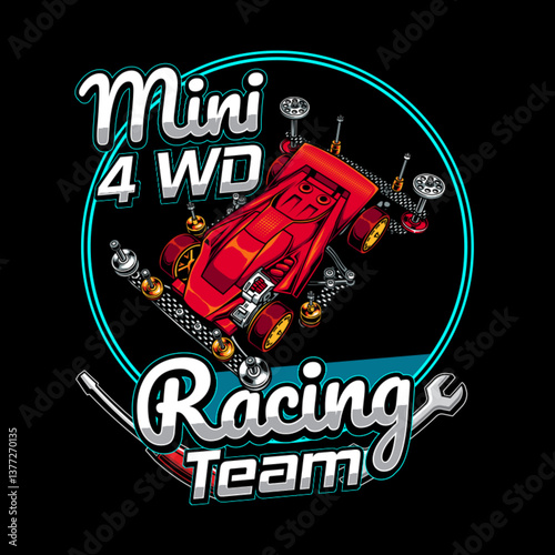 Mini 4wd racing team logo
