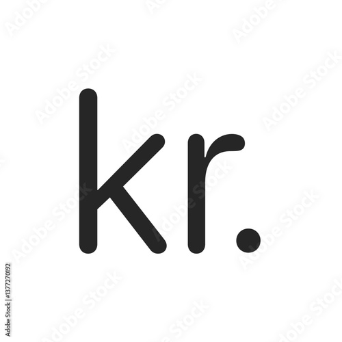 Danish Krone Symbol
