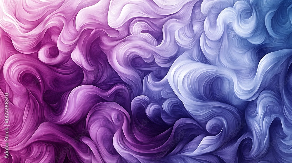 Obraz premium Abstract Swirling Purple Blue Texture.