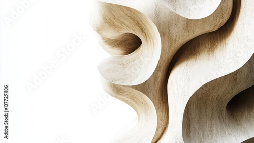 a chiseled sculpture stone texture, artistic element, stylized sepia lines, isolated on white background