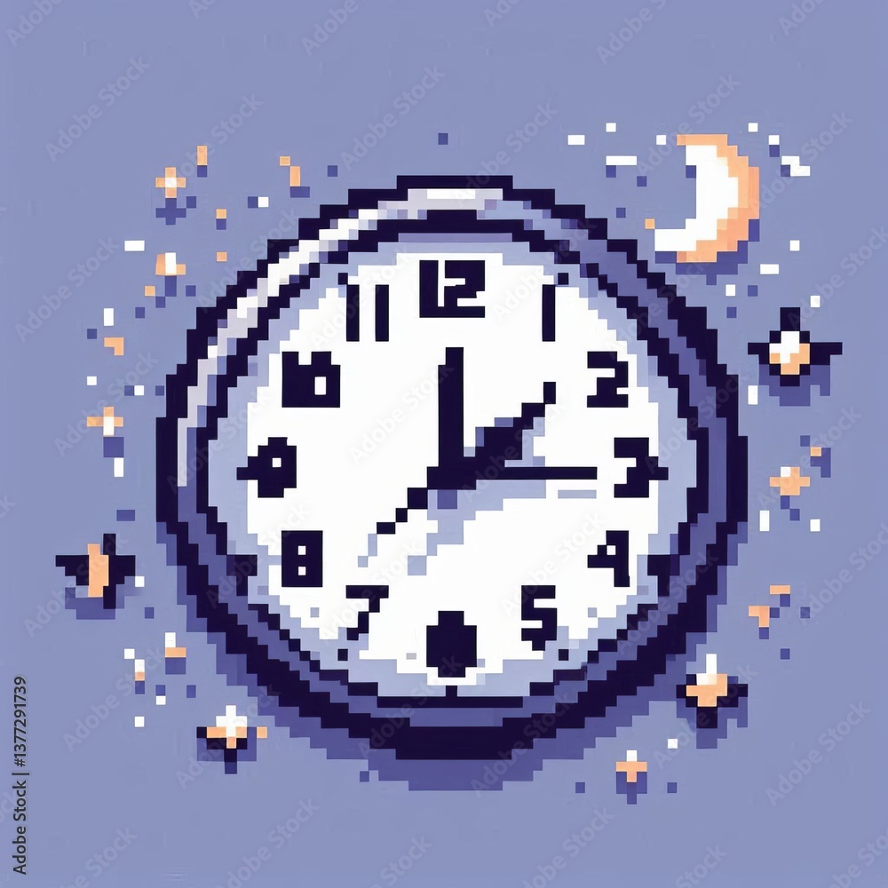 Clock Striking Midnight bit A simplified