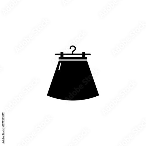 Skirt icon with transparent background