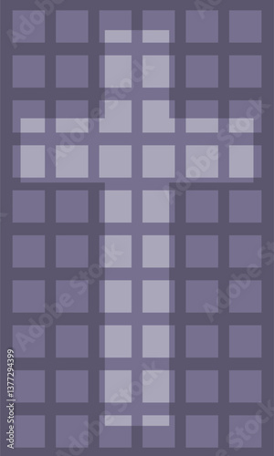 Christian crosses icon design. Religion concept illustration