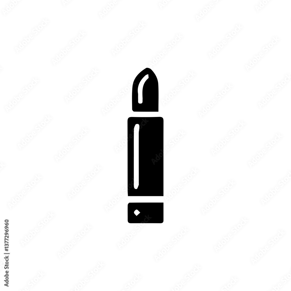 Lipstick icon with transparent background Lipstick icon with transparent background