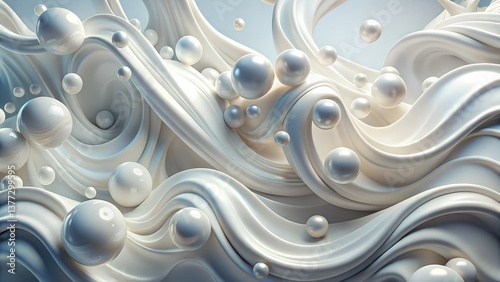 Abstract background with bubbles
