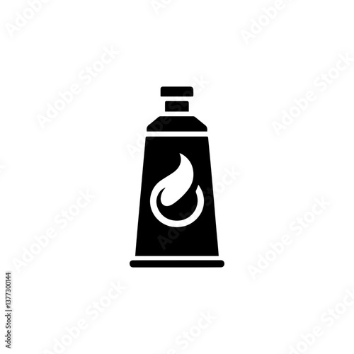Toothpaste icon with transparent background