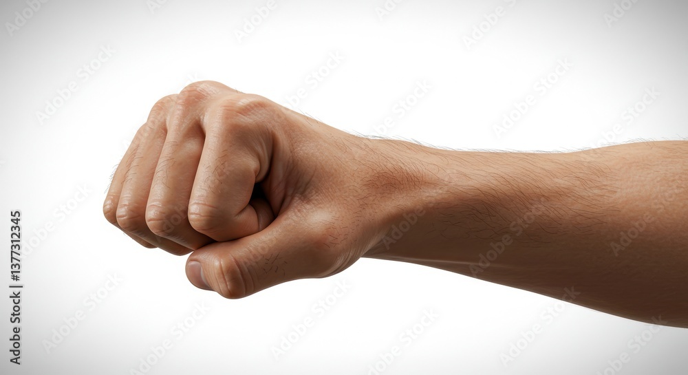 Strength and Determination Concept with Clenched Fist, Representing Power, Resolve, Commitment, and Confidence in Adversity Strength and Determination Concept with Clenched Fist, Representing Power, Resolve, Commitment, and Confidence in Adversity