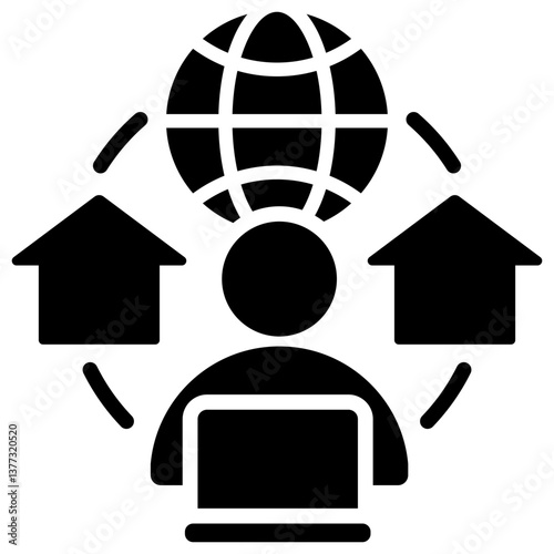 Remote Work Icon