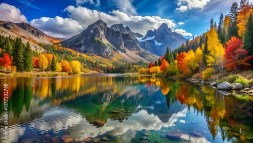 Autumn in the mountains