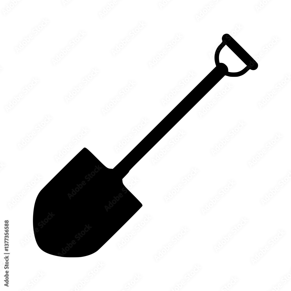 Gardening Shovel Icon - Vector Illustration Gardening Shovel Icon - Vector Illustration