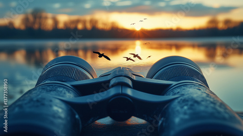Binoculars for Birdwatching on Lake