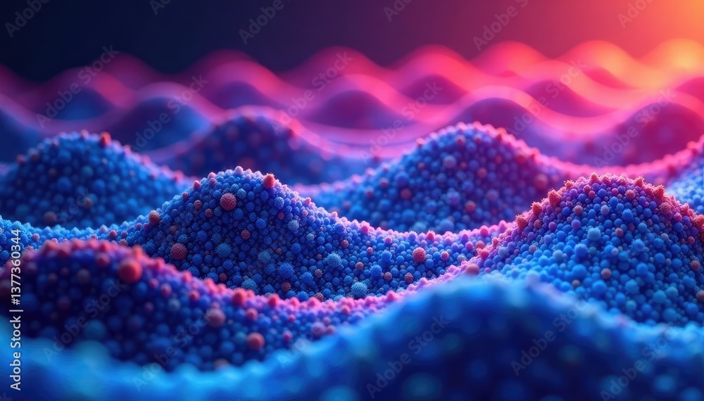 Interlocking wave forms, rhythmic flow creating visual depth, movement, dynamic, energy Interlocking wave forms, rhythmic flow creating visual depth, movement, dynamic, energy