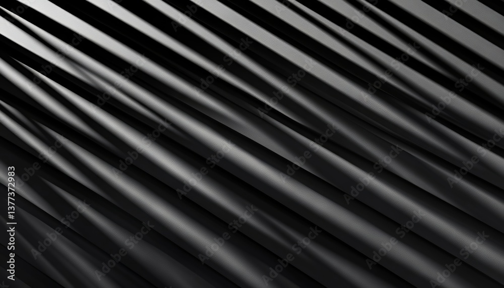 Fototapeta premium A black and white striped background with a diagonal pattern