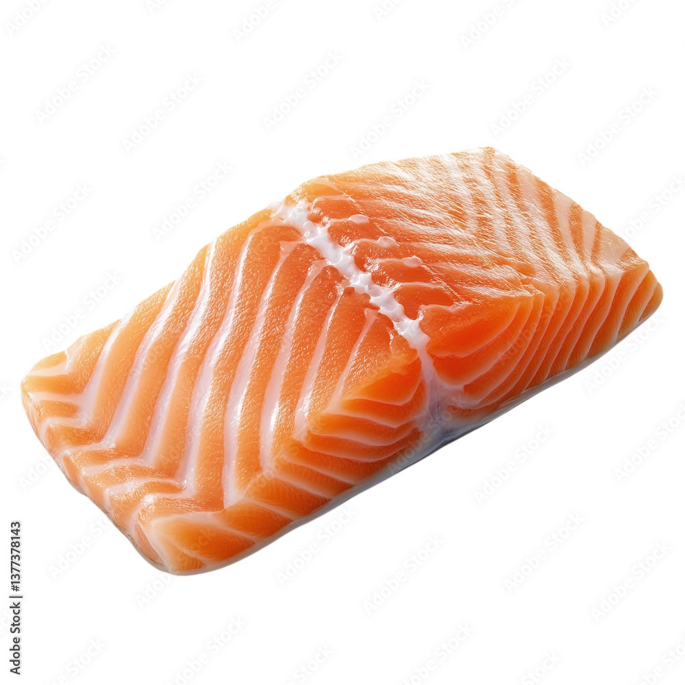 Salmon Steak realistic 3D isolated on transparent background. Salmon Steak realistic 3D isolated on transparent background.