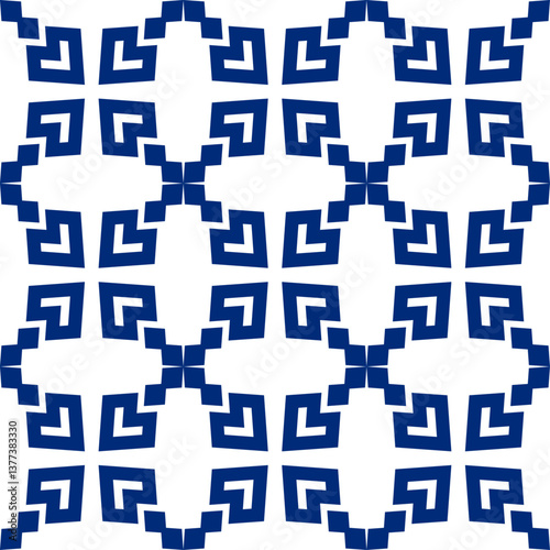 Seamless pattern It has a unique identity. modern geometric background