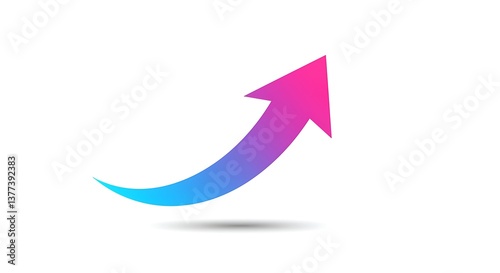 Wallpaper Mural Upward Trending Arrow Graphic Torontodigital.ca