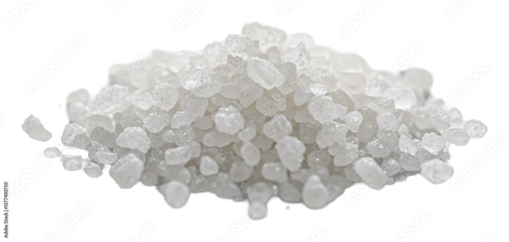 Fototapeta premium 輝く白い粗塩の山