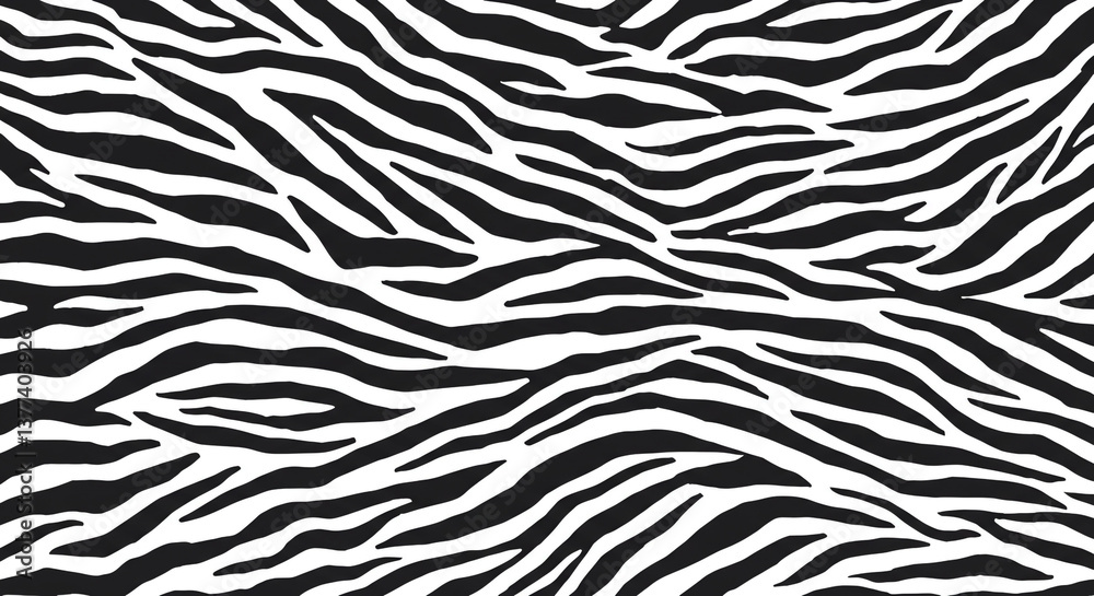 A wild zebra stripe pattern, a bold graphic design showcasing the power and beauty of nature’s artistry in a striking black and white contrast. A wild zebra stripe pattern, a bold graphic design showcasing the power and beauty of nature’s artistry in a striking black and white contrast.