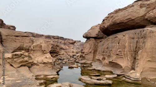 Sam Phan Bok (Three thousand holes) place of destination at Ubon Ratchathani province in Thailand