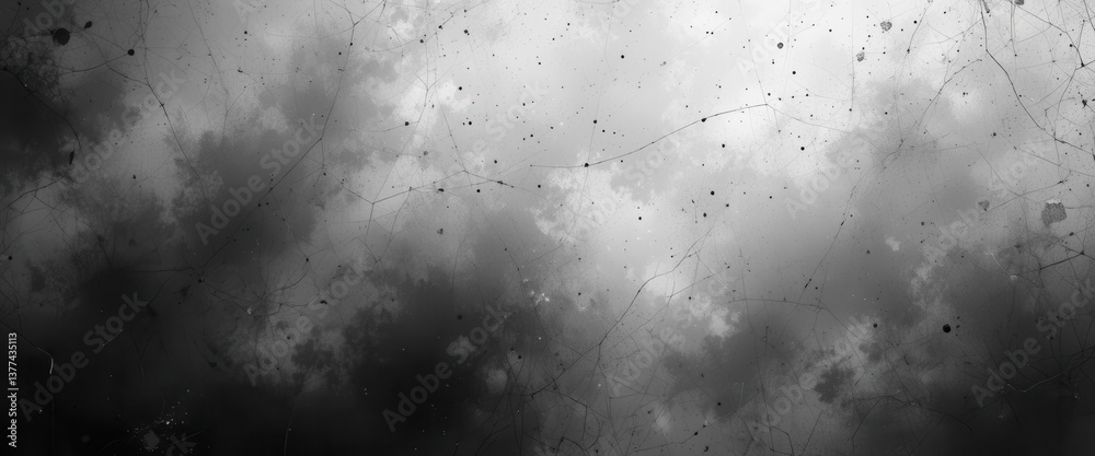 Abstract Black and White Grunge Texture with Splattered Ink and Cracked Patterns for Creative Backgrounds Abstract Black and White Grunge Texture with Splattered Ink and Cracked Patterns for Creative Backgrounds
