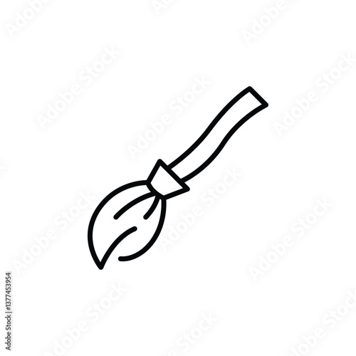 Broom icon. Simple broom icon for social media, app, and web design. Vector illustration