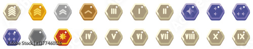 Hexagon Award Badge Pack