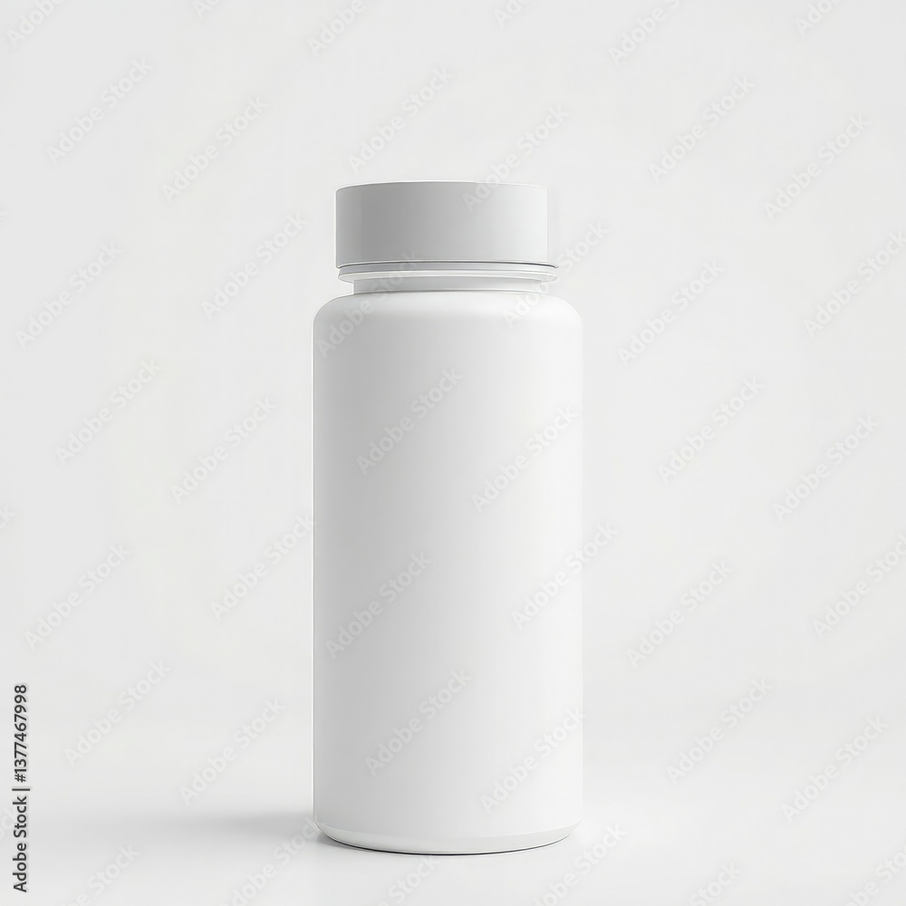 white plastic bottle white plastic bottle